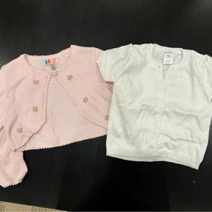 Sweaters, button down shirt & onesie